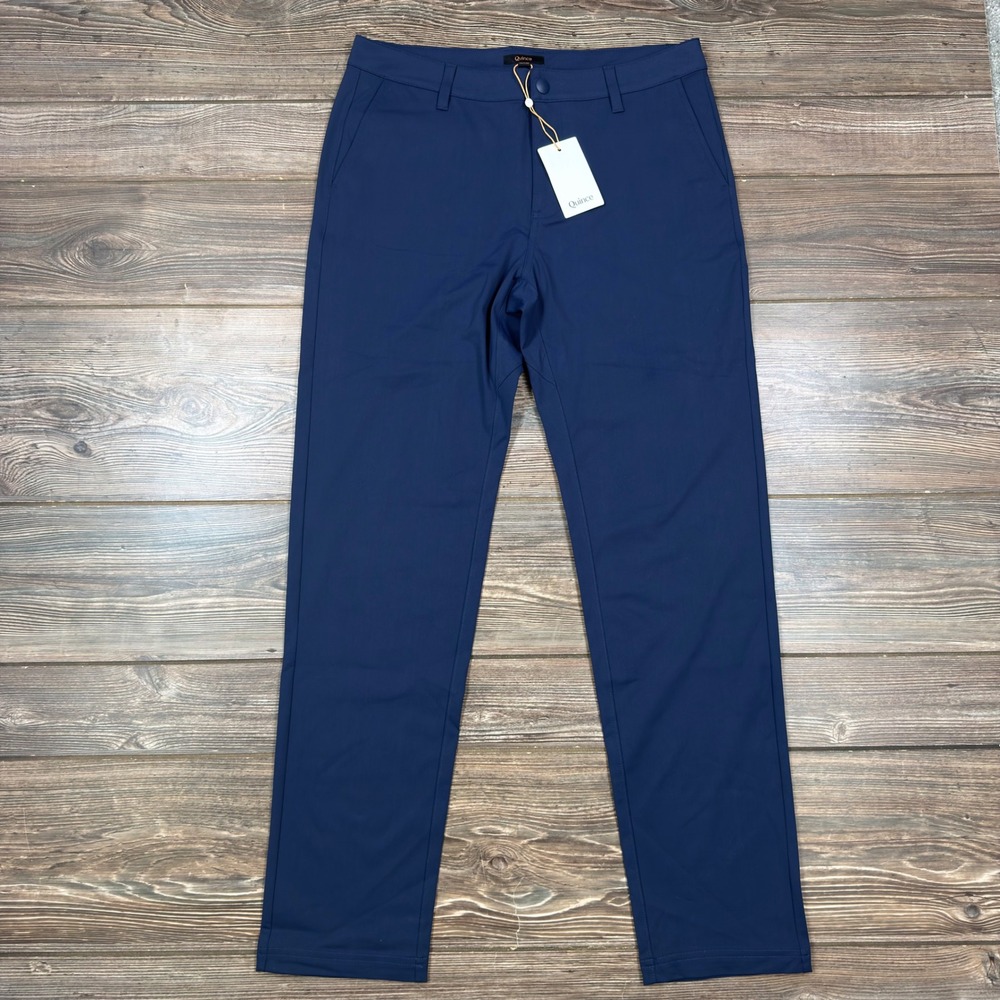 Quince Mens Size 32x32 ProTech Golf Pant Wavecrest Blue Performance New